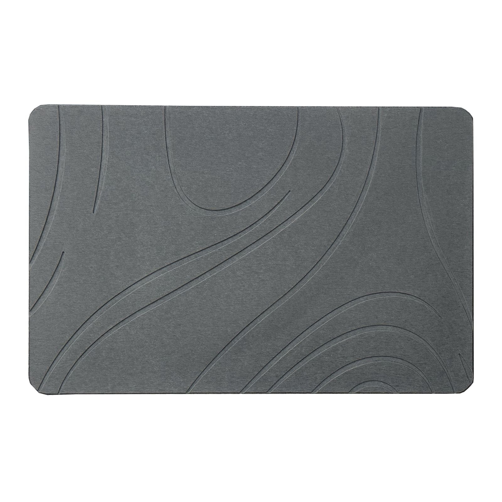 TerraDry Stone Bath Mat - Non-Slip Super Absorbent Diatomaceous Earth Stone Mat