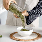 Multi-Purpose Airtight Plastic Transparent Food Storage Jar with Bamboo Lid