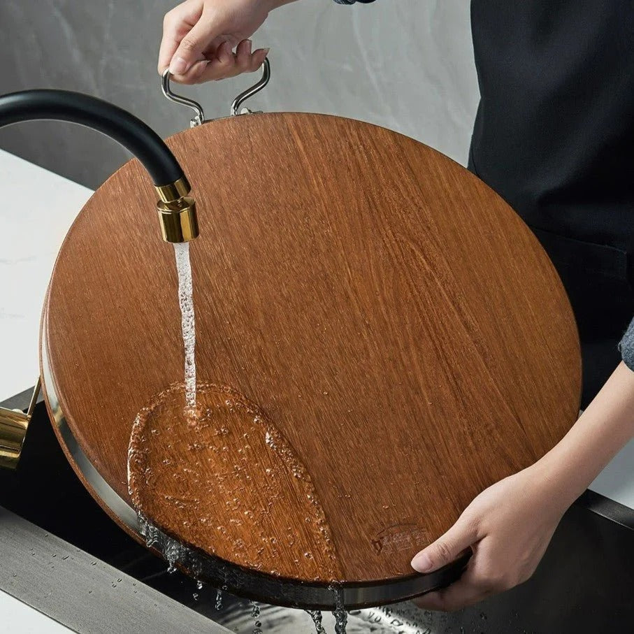 Double Edge Blackwood MasterChef Cutting Board with Handle (39 cm)