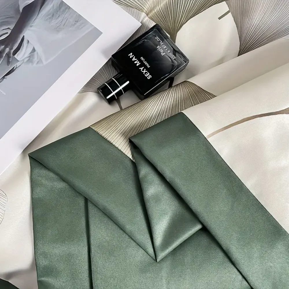 Ice Silk Elegance Comfort Quilt Set