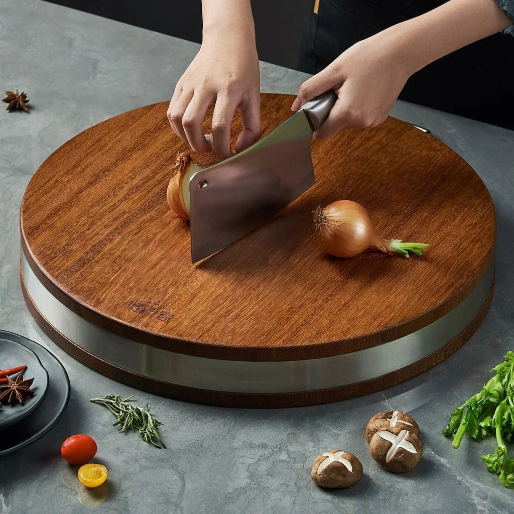 Double Edge Blackwood MasterChef Cutting Board with Handle (39 cm)
