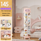 Transparent Doll Storage Bucket