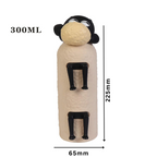 Cute Sheep Glass Water Bottle