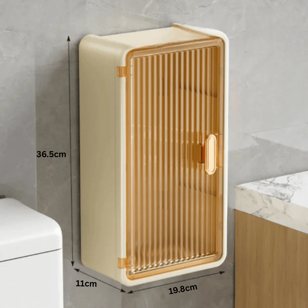 منظم تخزين شفاف موفّر للمساحة