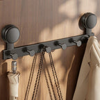 Multi-Purpose Wall Mounted Suction Cup Hook Rack