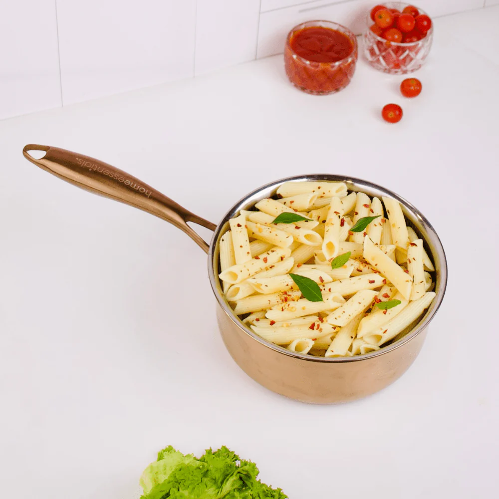 Multi-Purpose Copper Core Honeycomb Frying Pan With Lid (18cm)