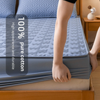 Feather Touch Quilted Bed Sheets With 2-Pillow Covers