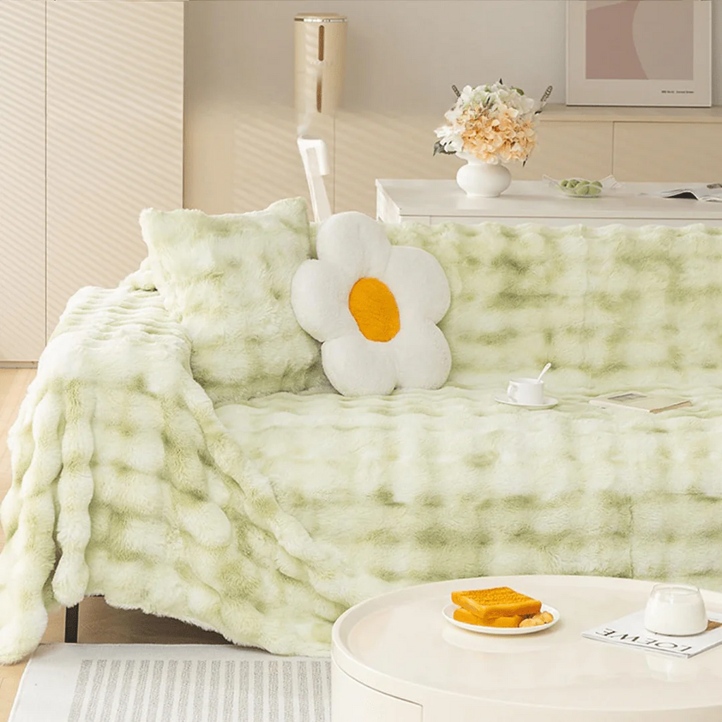 Elegance Chenille Sofa Cover :[EM-SC-23] (Green)