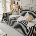 Elegance Chenille Sofa Cover :[EM-SC-30] (Black)