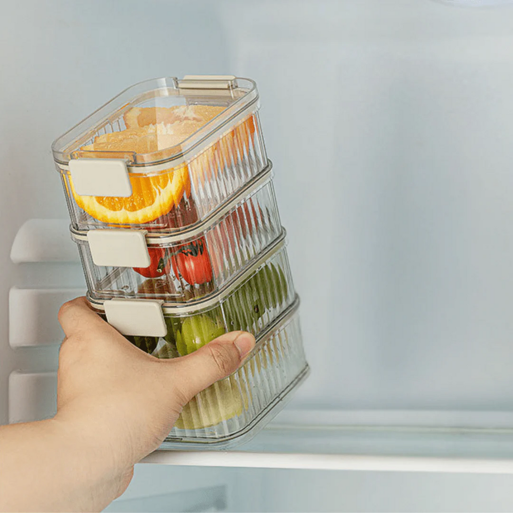 Transparent Stacking Food Storage Containers