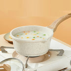 Maifan Stone Non-Stick Pot (White-18cm)