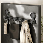 Multi-Purpose Wall Mounted Suction Cup Hook Rack