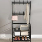 All-In-One Coat Hanger & Shoe Storage Shelf