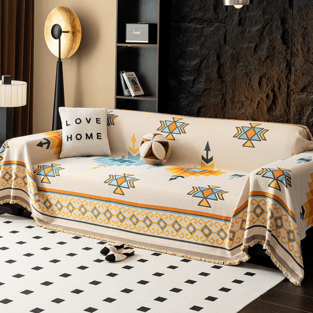 Elegance Chenille Sofa Cover :[EM-SC-01] (Style-1)