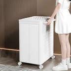 Multi-Purpose Folding Divider Storage Basket with Wheels