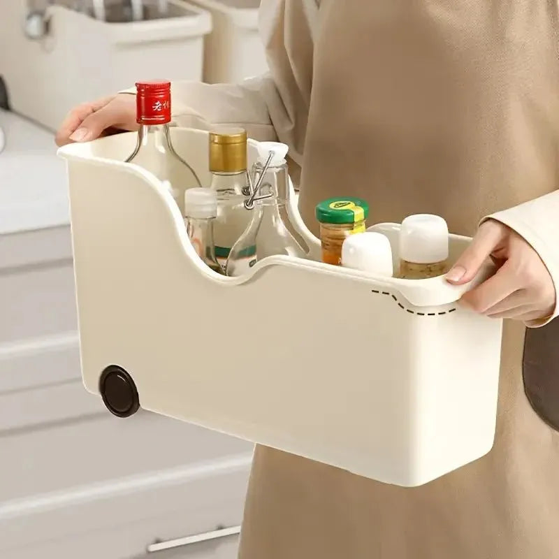 سلة تخزين متعددة الأغراض ويا عجلات (تايرات)