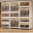 Double-Door Multi-Purpose Foldable Storage Cabinet (70cm)