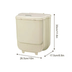 Space-Saving Folding Kitchen Trash Can with Lid(12L)