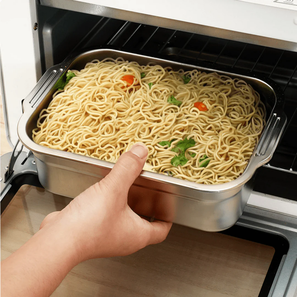 Multifunctional Vacuum-Sealed Stainless Steel Food Storage Container