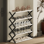 Compact Space Foldable Shoe Rack