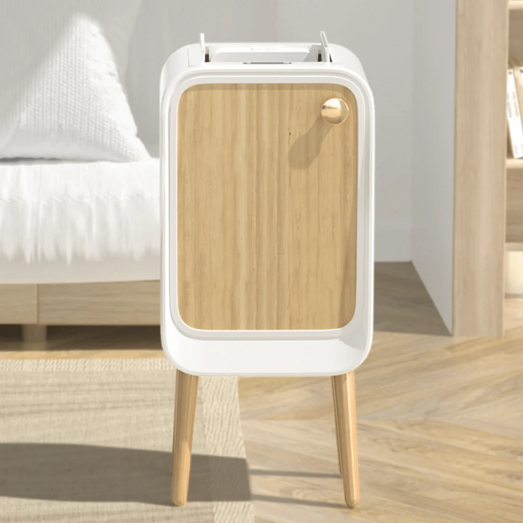 Elegance Touch Free Sensor Trash Can With Wooden Legs(20L)