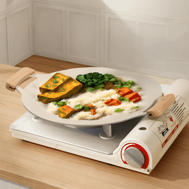 مقلاة شواء (كريل) "نان ستيك" متعددة الأغراض من حجر المايفان (42 سم)