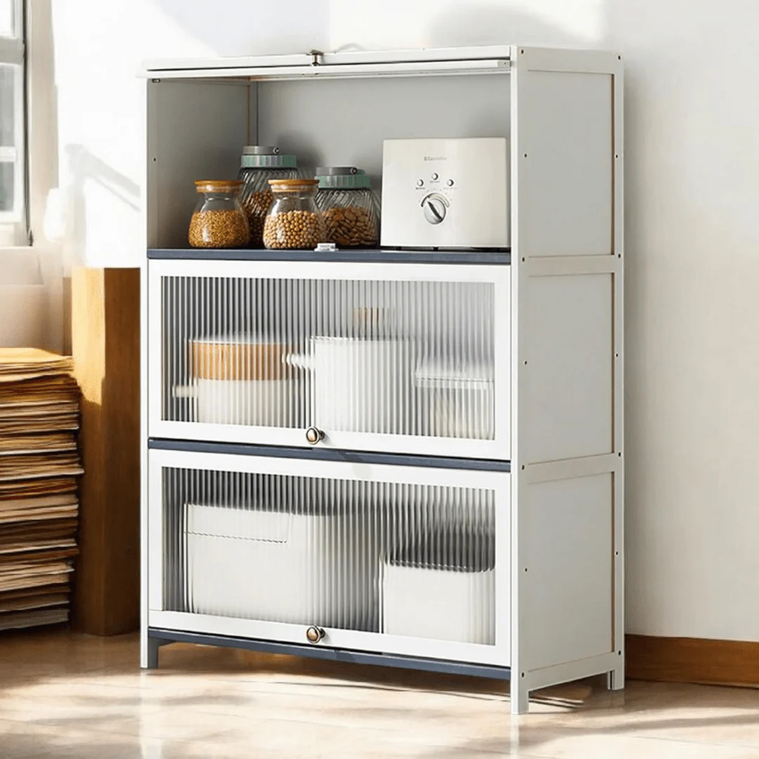 Multi-Storage Wardrobe Cabinet (3-Layer)