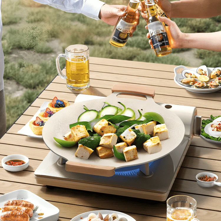 مقلاة شواء (كريل) "نان ستيك" متعددة الأغراض من حجر المايفان (42 سم)