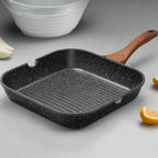 Maifan Stone Nonstick Grill Pan with Marble Coated (24cm)
