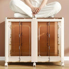 Multi-Layer Plastic Drawer Storage Cabinet with Wheels (43cm)