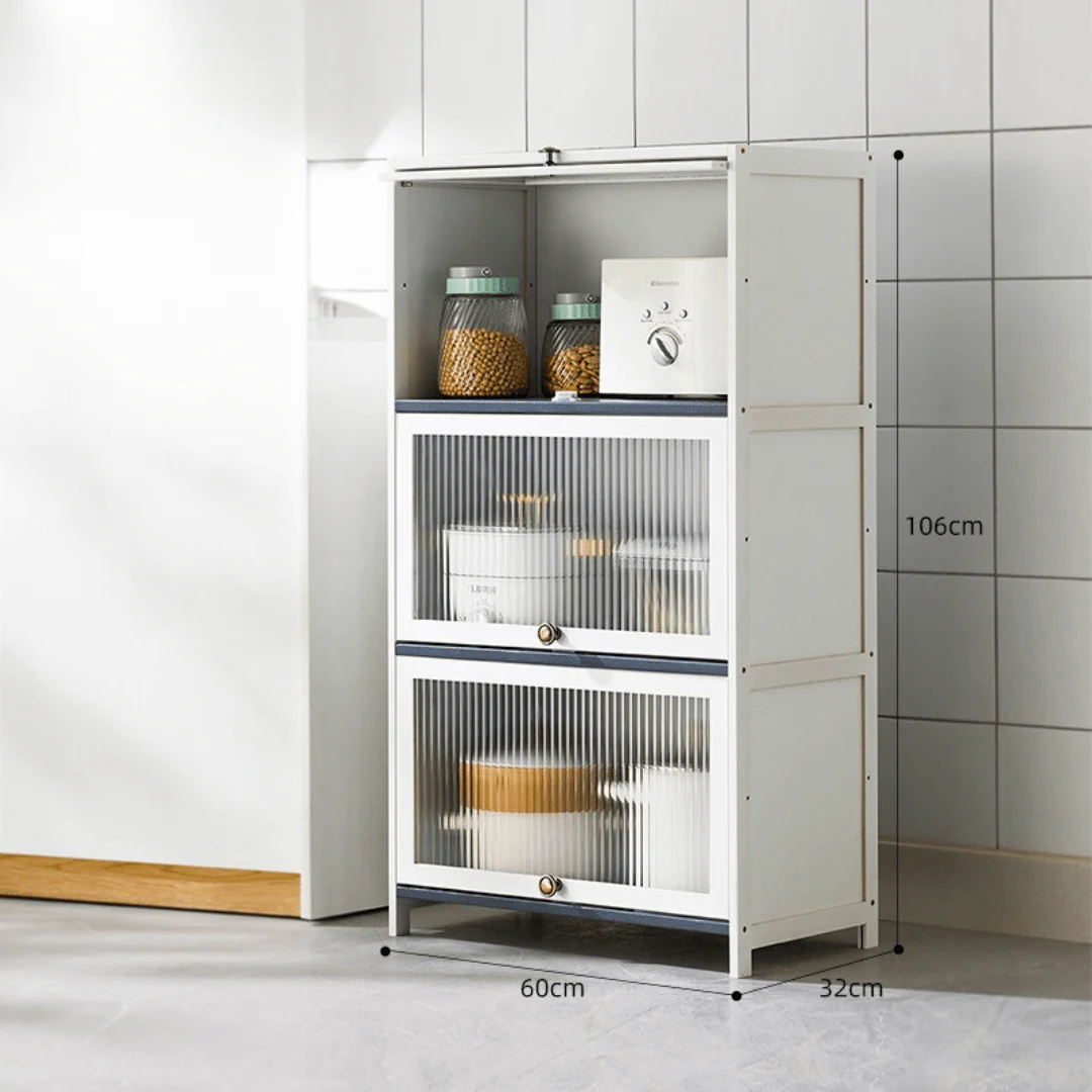 Multi-Storage Wardrobe Cabinet (3-Layer)