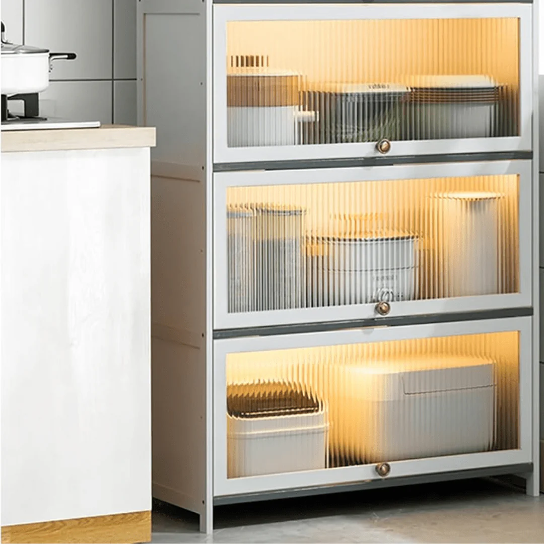 Multi-Storage Wardrobe Cabinet (3-Layer)