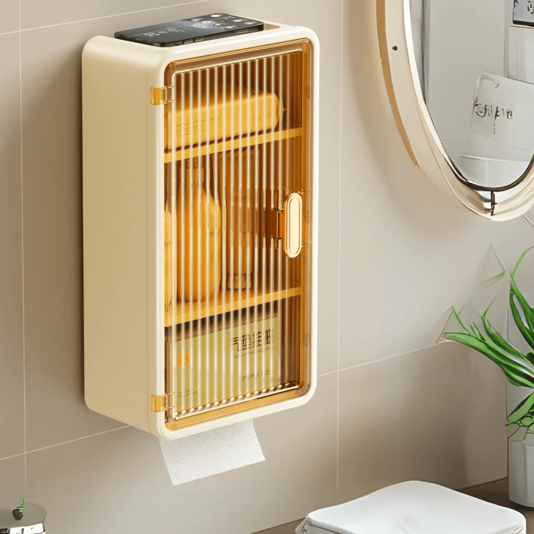 منظم تخزين شفاف موفّر للمساحة