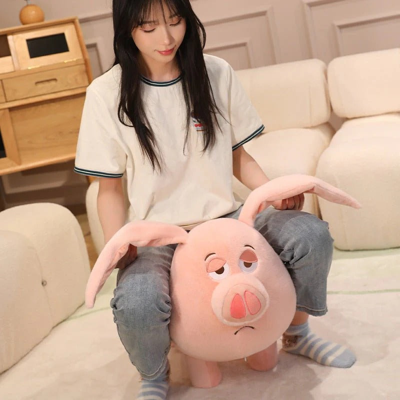 Multi-Purpose Pig Stool Soft Plush Chair (60cm)
