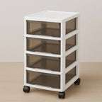 Multipurpose Multi-Layer Under Desk Storage Organizer with Lockable Wheels