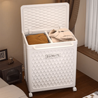 Multi-Purpose Folding Divider Storage Basket with Wheels