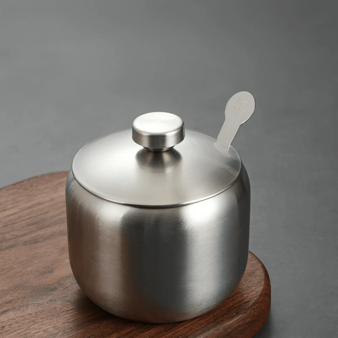 Stainless Steel Multifunctional Seasoning Jars (250 ml)