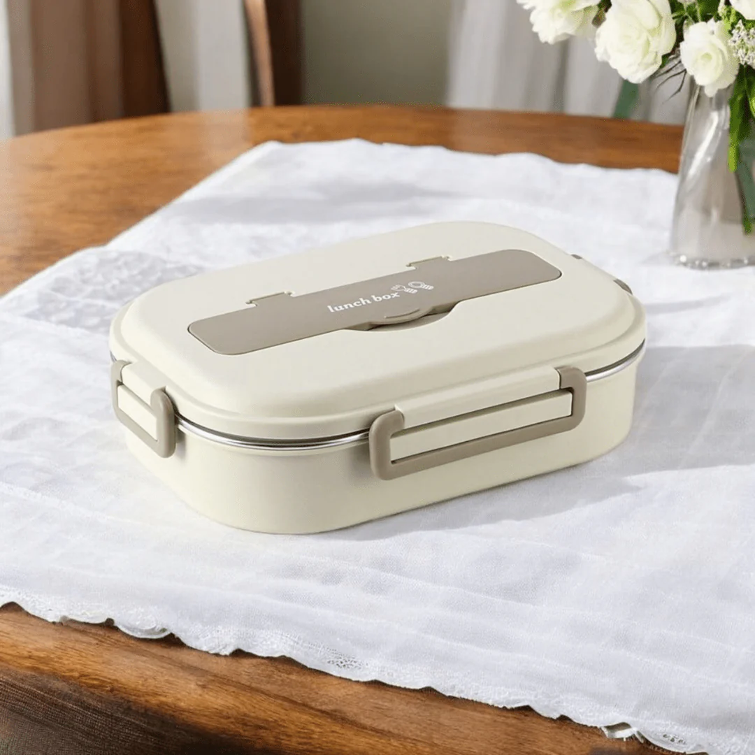 4-Compartment Stainless Steel Leak Proof Lunch Box (1500ml)