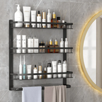 Multi-Purpose Wall-Mounted Aluminum Household Rack (60cm)