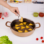 Multi-Purpose Copper Core Honeycomb Cooking Pot With Lid (26cm)