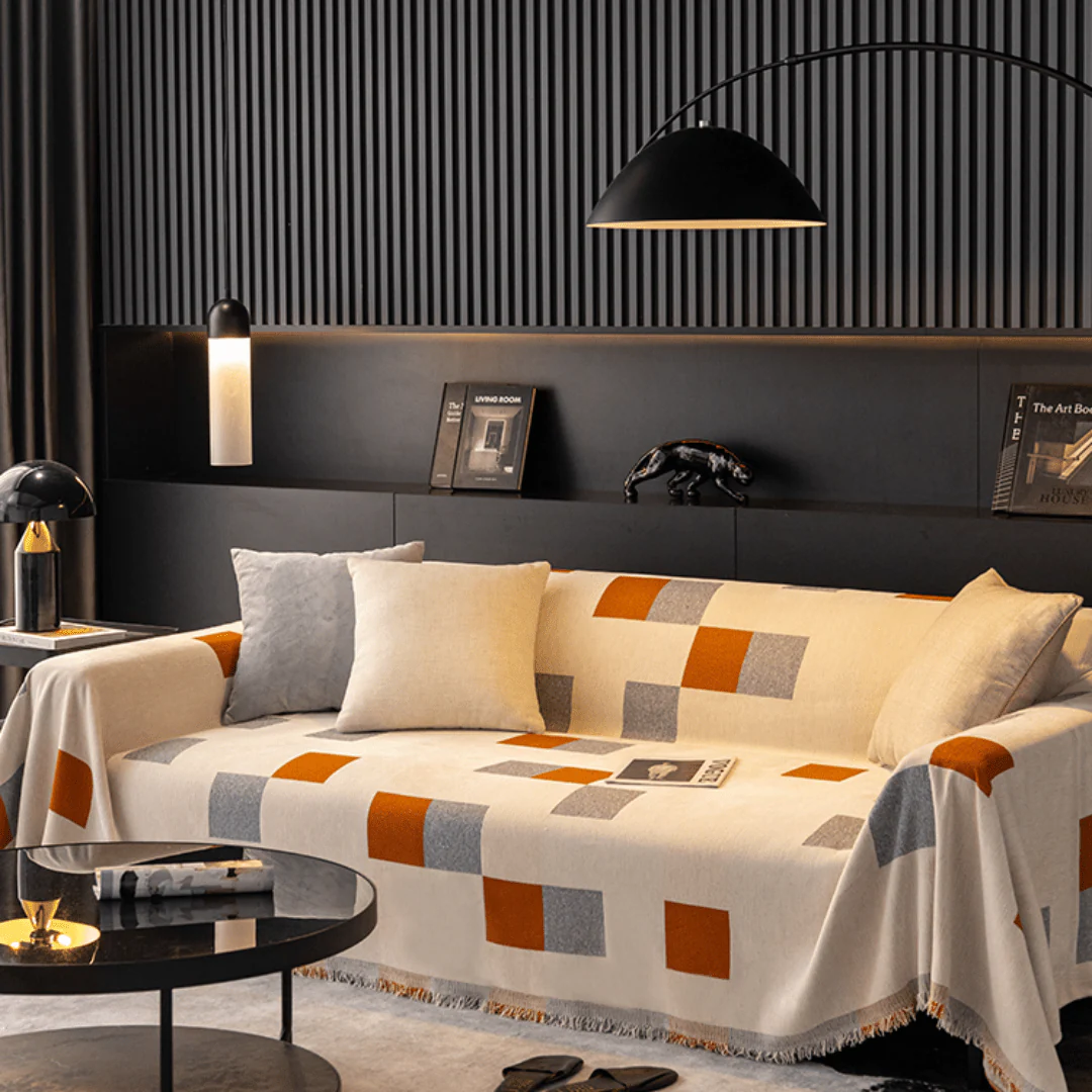 Elegance Chenille Sofa Cover :[EM-SC-19] (Style-1)