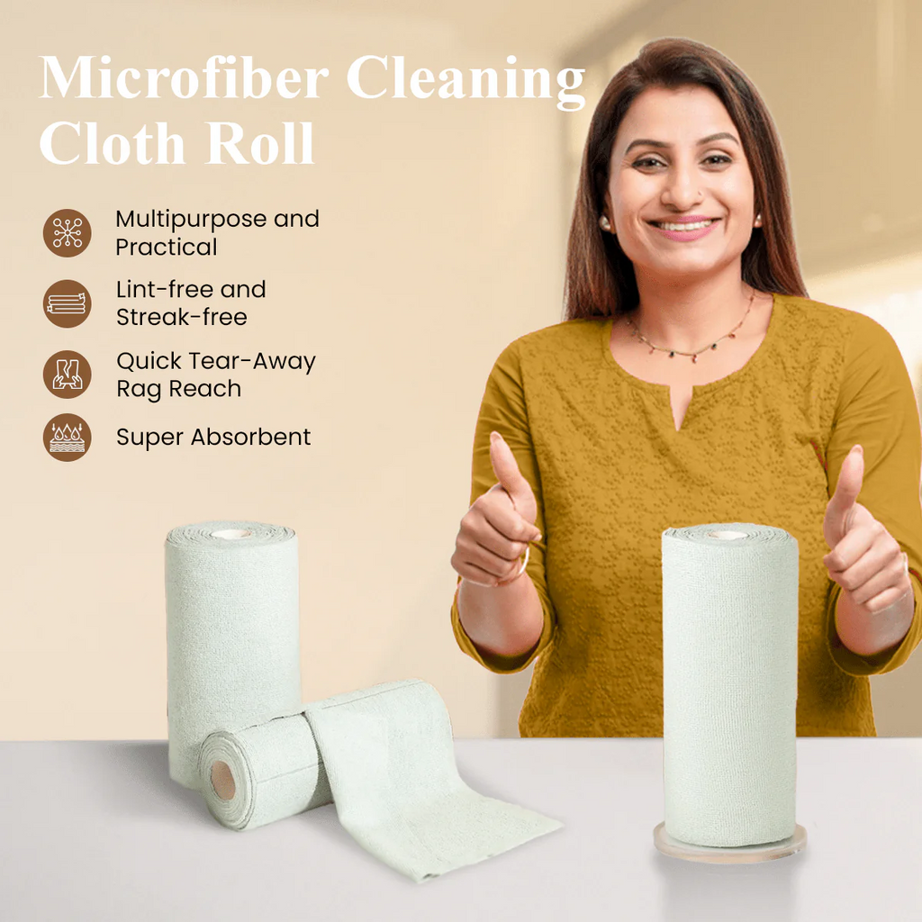 Microfiber Cleaning Cloth Roll