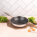 Multi-Purpose Stainless Steel Honeycomb Non-Stick Cooking Pot (28 cm)