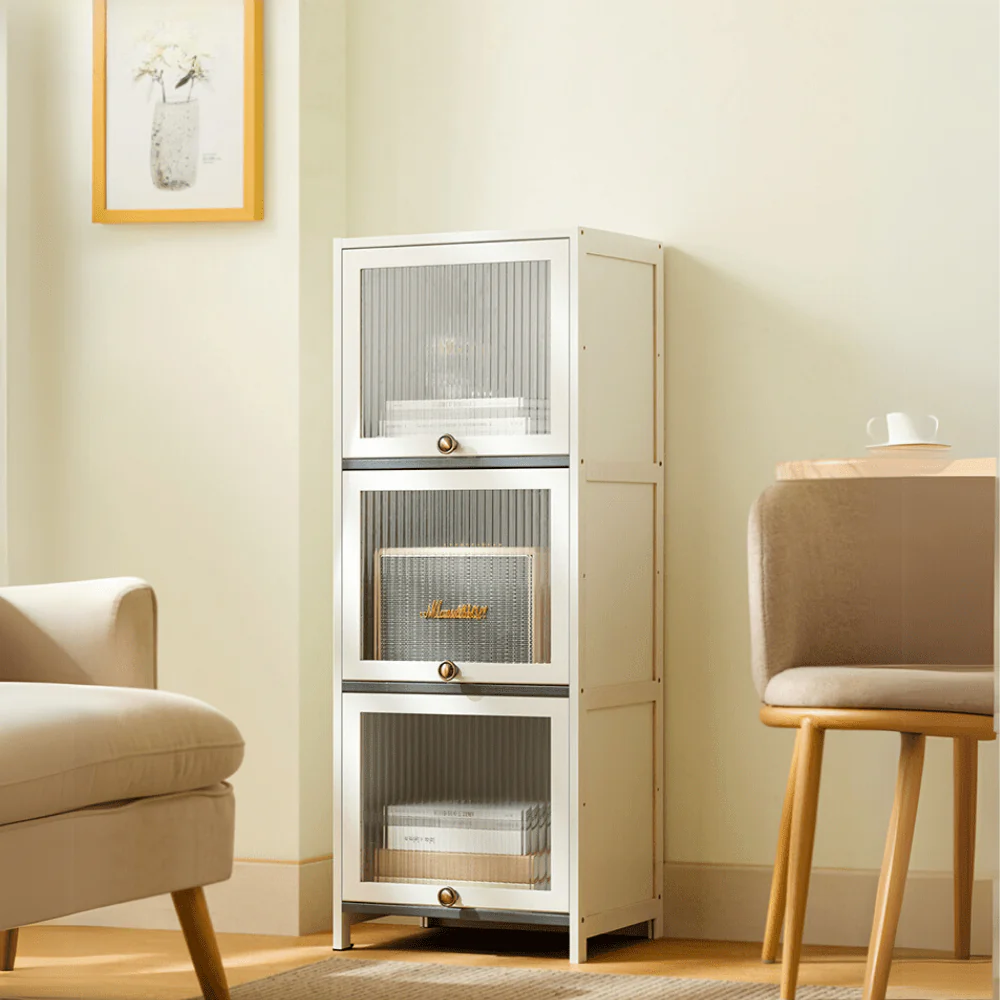 Multi-Storage Wardrobe Cabinet (3-Layer)