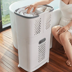 Multipurpose Detachable Laundry Basket Organizer with Wheels