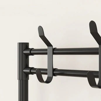 All-In-One Coat Hanger & Shoe Storage Shelf