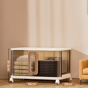 Multi-Purpose Plastic Large-Capacity Foldable Storage Cabinet with Double Doors