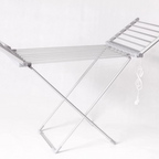 Foldable Electric Heated Aluminum Drying Rack with Wing Design