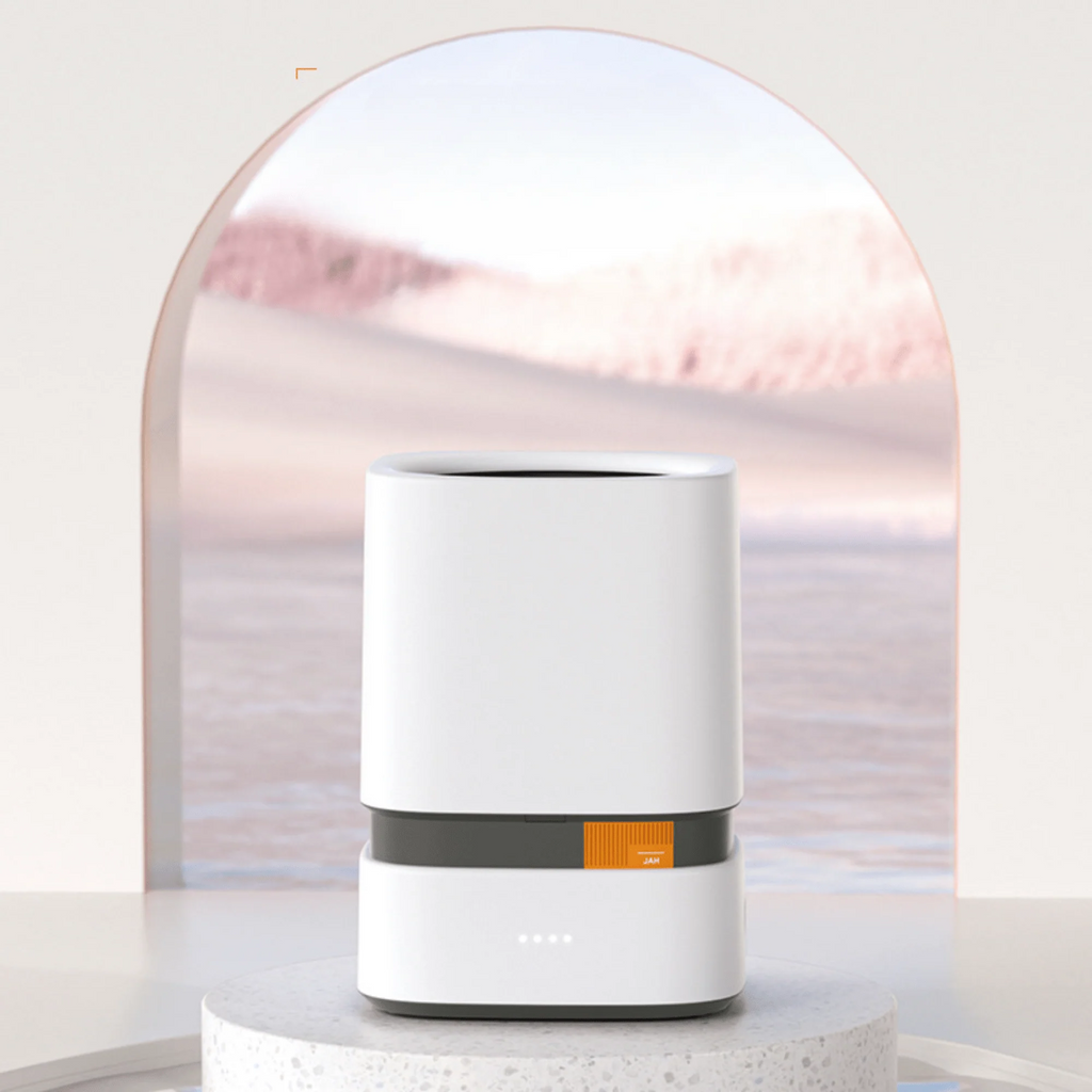 Multi-Functional Touch-Free Trash Can with Auto Bagging and Double Bucket(15Litre)