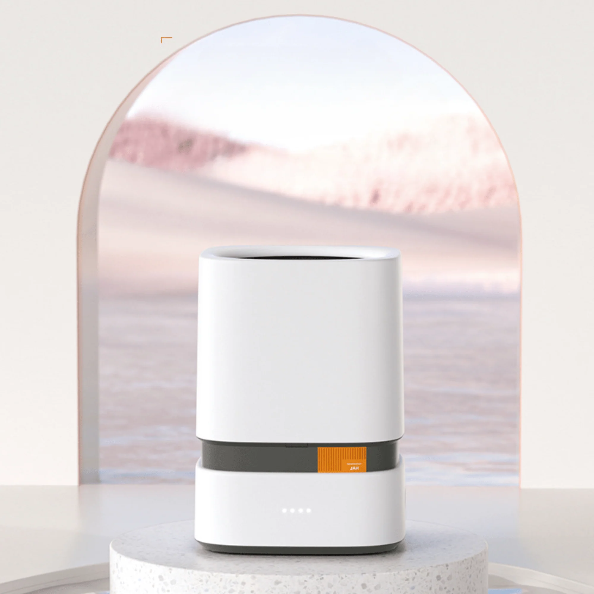 Multi-Functional Touch-Free Trash Can with Auto Bagging and Double Bucket(15Litre)